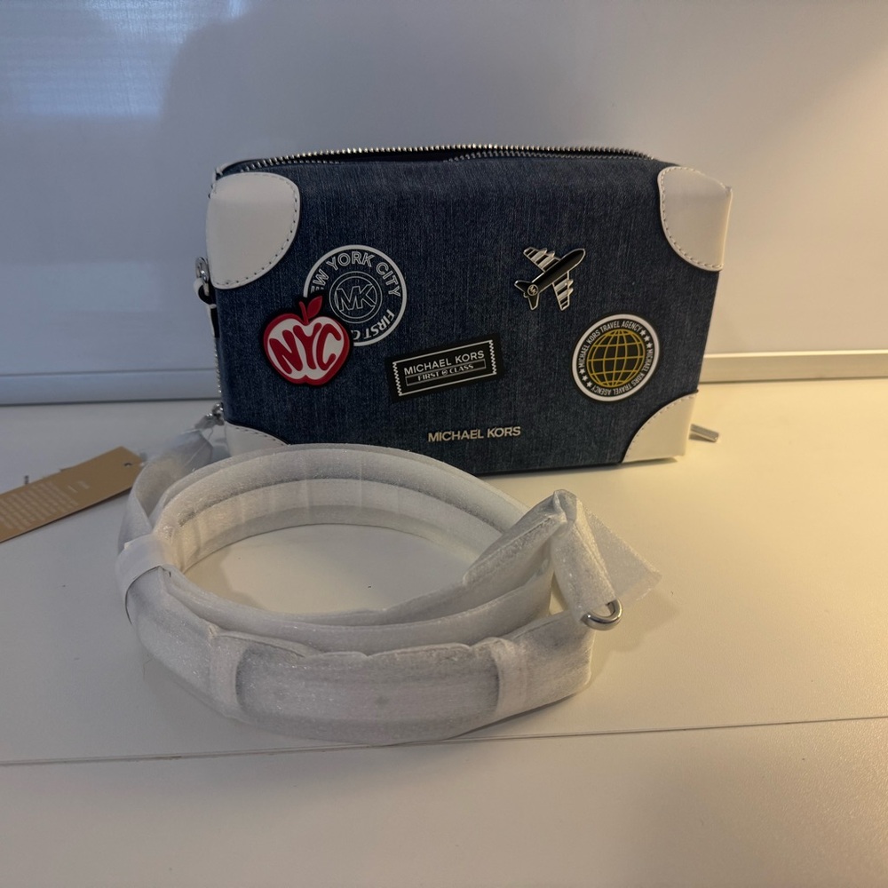 Michael Kors - NWT - New York City Novelty Denim Crossbody Bag